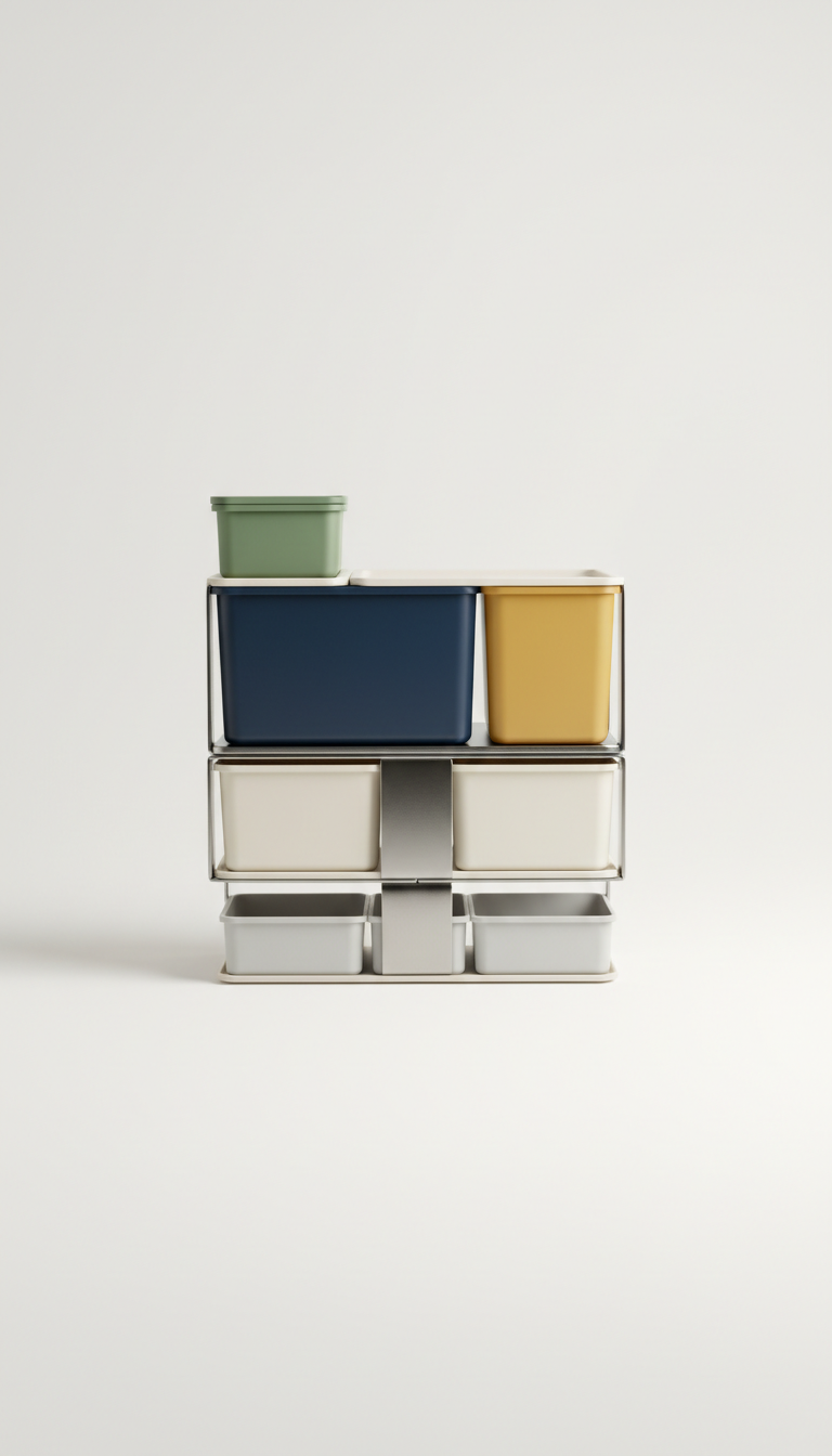 Organizador modular de plástico reforçado