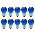 Kit 10 Lampada Bolinha Decorativa Colorida Abajur Festa 15WX127V Mini Bulbo Lust