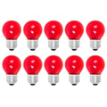 Kit 10 Lampada Bolinha Decorativa Colorida Abajur Festa 15WX127V Mini Bulbo Lust