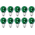 Kit 10 Lampada Bolinha Decorativa Colorida Abajur Festa 15WX127V Mini Bulbo Lust